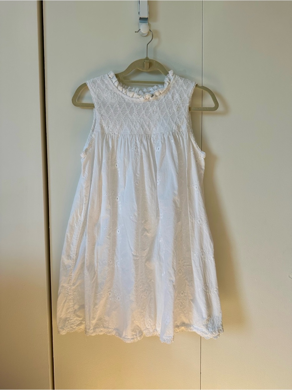 Calypso St Barth White Eyelet dress